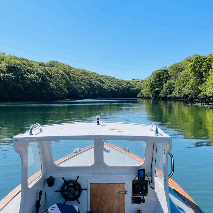 Frenchman's Creek by Boat | Budock Vean Hotel | Cornwall | UK
