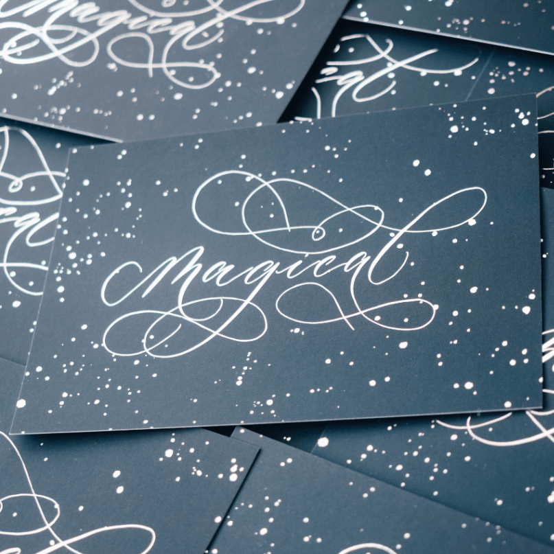 Christmas Calligraphy at Budock Vean Hotel & Spa Christmas Calligraphy at Budock Vean Hotel & Spa