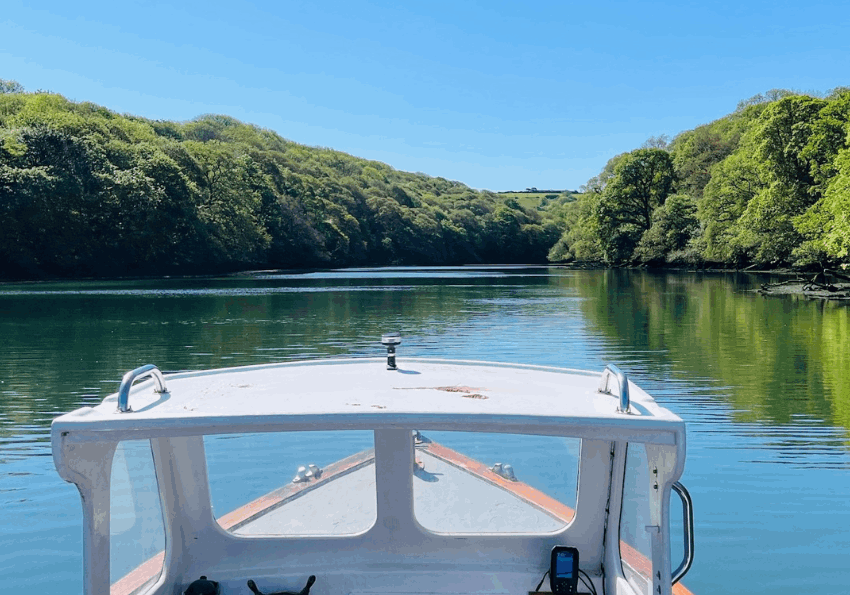 Frenchman's Creek by Boat | Budock Vean Hotel | Cornwall | UK