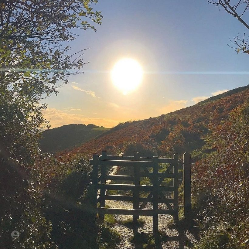 Path to Rosemullion Head Helford River Cornwall