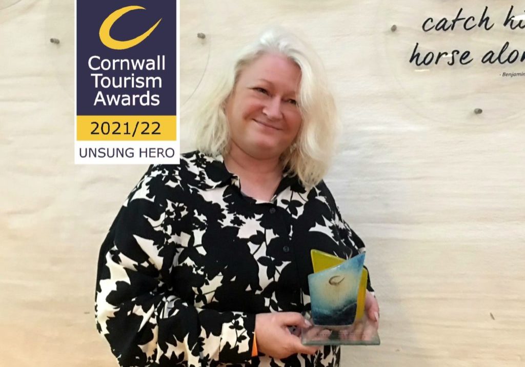 Head of Housekeeping, Sue Paull, Cornwall Tourism Awards Winner from Budock Vean Hotel