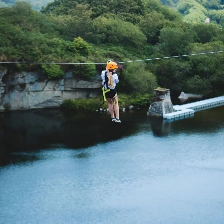 Via Ferrata near Penryn Cornwall