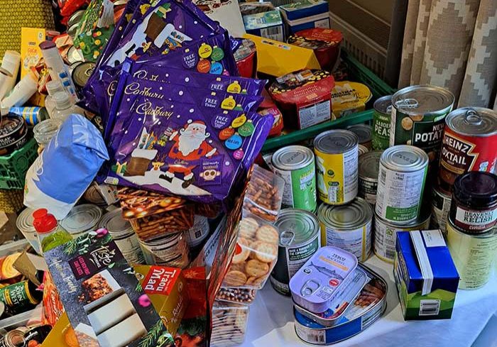 golf food bank collection